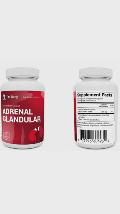 Dr. Berg Adrenal Glandular - Support Healthy Adrenal Function