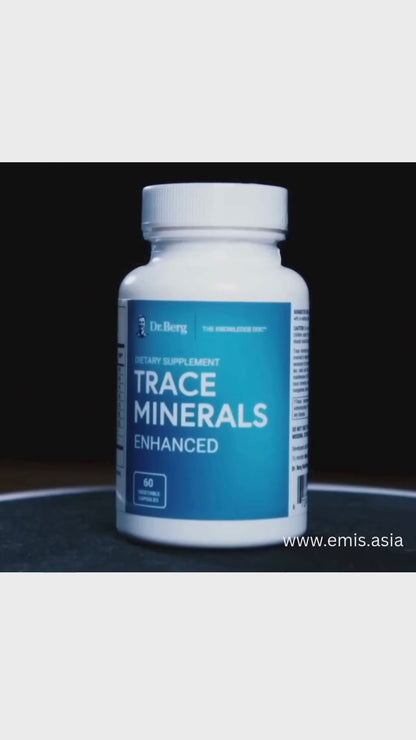 Dr Berg Trace Minerals Enhanced - 60 Capsules | Essential Nutrients for Optimal Health