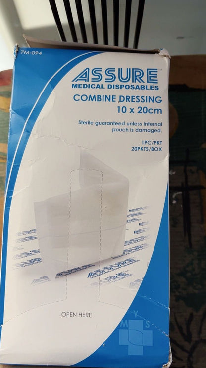 [Bundle of 20] ASSURE Combine Dressing 10cm X 20cm
