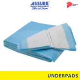 [Bundle of 3] ASSURE Underpads 17" X 24", 43cm X 60cm, 4-Ply 20'S/Pkt