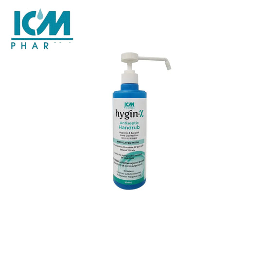 [500ml] Hygin.X Antiseptic Handrub Rinseless Hand Sanitiser