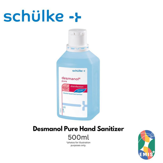 Schülke Desmanol Pure Hand Sanitizer – 500ml Alcohol Hand Disinfectant | 85% Ethanol | Medical Grade Hygiene for Healthcare &